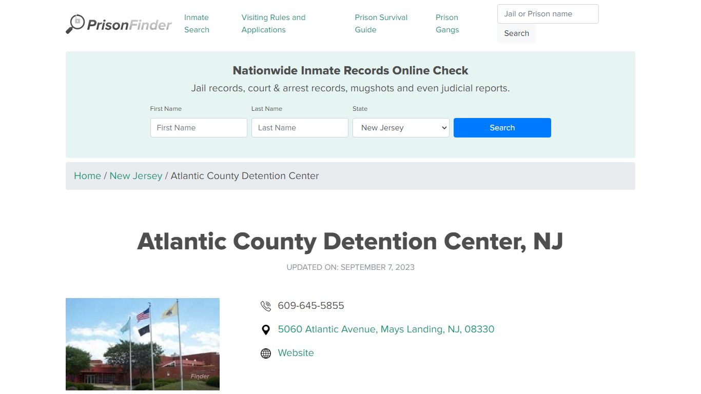 Atlantic County Detention Center, NJ Inmate Search, Mugshots ...